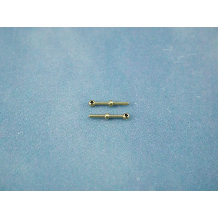 RACTIVE 1 Hole Stanchion, Brass 6mm (Pk10) J-RMA66106