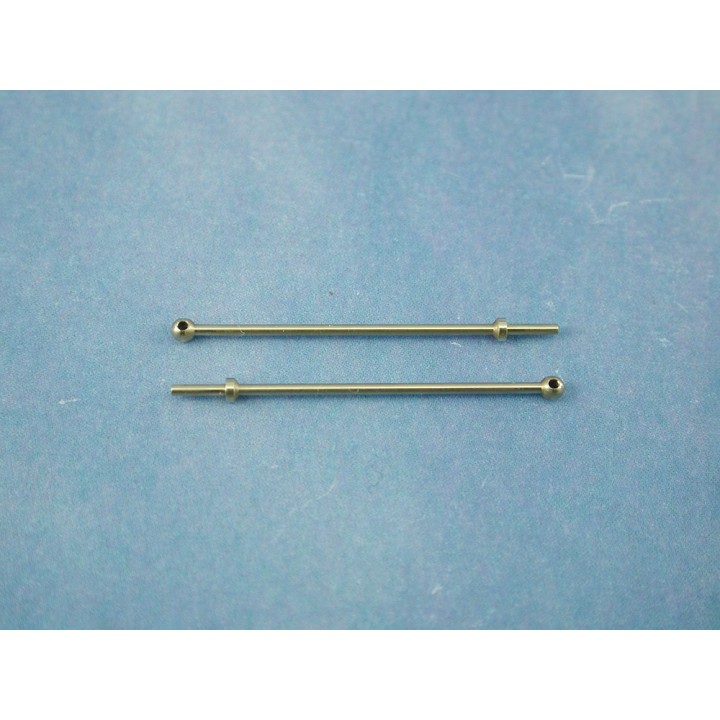 RACTIVE 1 Hole Stanchion, Brass 25mm (Pk10) J-RMA66125