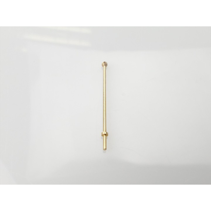 RACTIVE 1 Hole Stanchion, Brass 25mm (Pk10) J-RMA66125