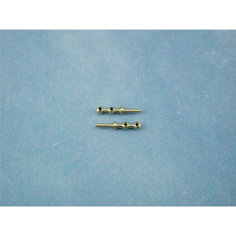 RACTIVE 2 Hole Stanchion, Brass 6mm (Pk10) J-RMA66206
