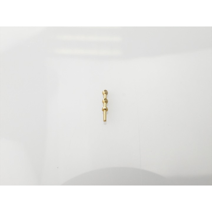 RACTIVE 2 Hole Stanchion, Brass 6mm (Pk10) J-RMA66206