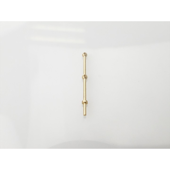 RACTIVE 2 Hole Stanchion, Brass 20mm (Pk10) J-RMA66220