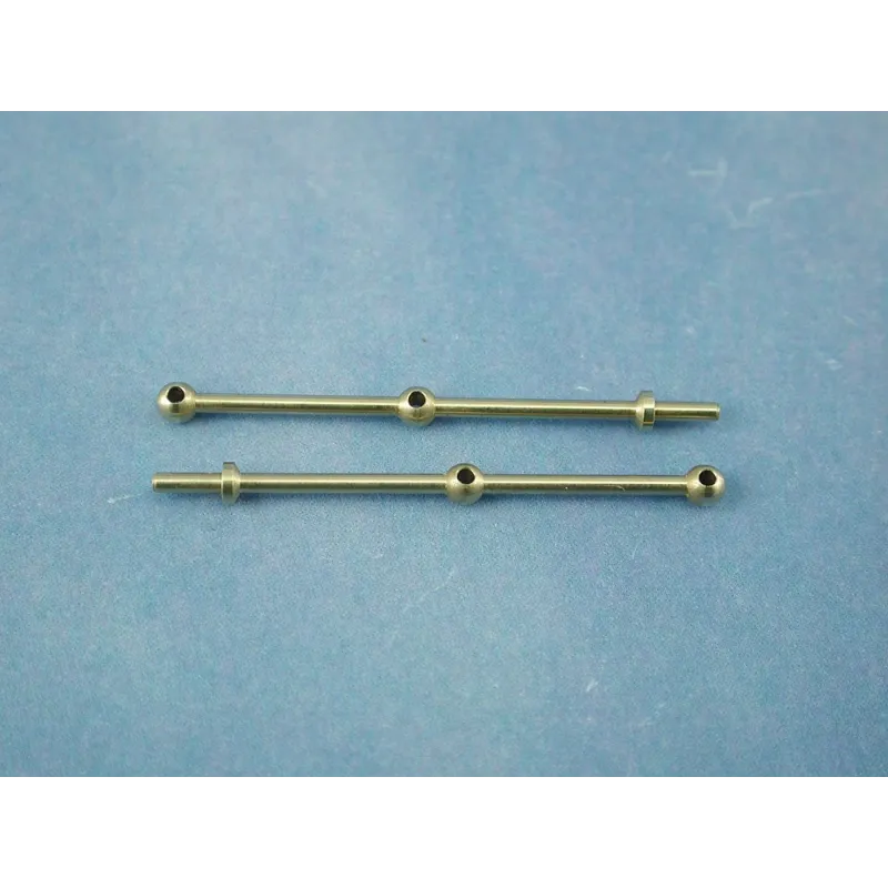 RACTIVE 2 Hole Stanchion, Brass 30mm (Pk10) J-RMA66230