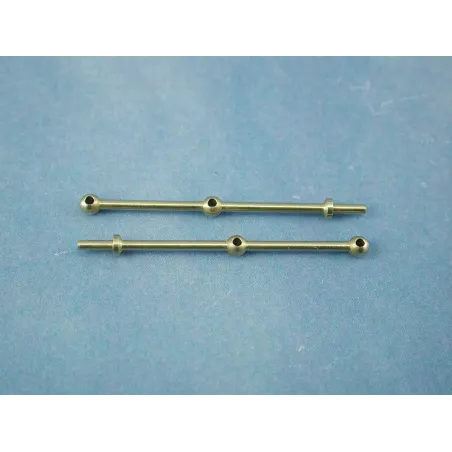 RACTIVE 2 Hole Stanchion, Brass 30mm (Pk10) J-RMA66230