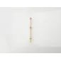 RACTIVE 2 Hole Stanchion, Brass 30mm (Pk10) J-RMA66230