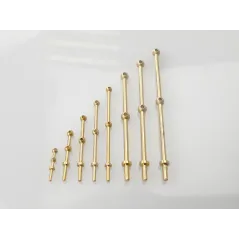 RACTIVE 2 Hole Stanchion, Brass 30mm (Pk10) J-RMA66230
