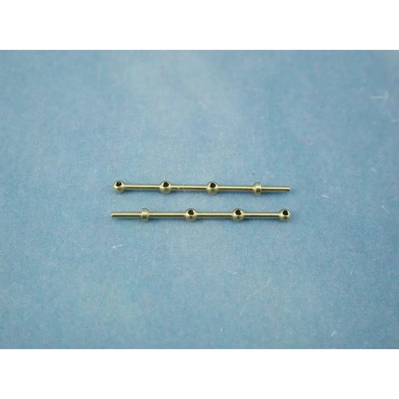 RACTIVE 3 Hole Stanchion, Brass 20mm (Pk10) J-RMA66320
