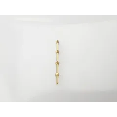 RACTIVE 3 Hole Stanchion, Brass 20mm (Pk10) J-RMA66320