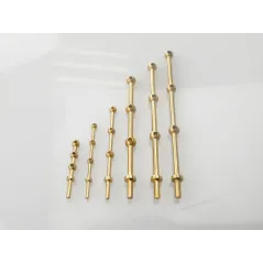 RACTIVE 3 Hole Stanchion, Brass 30mm (Pk10) J-RMA66330