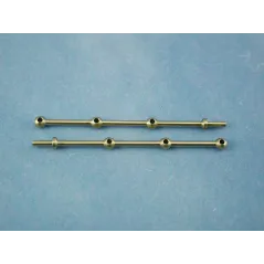 RACTIVE 3 Hole Stanchion, Brass 35mm (Pk10) J-RMA66335