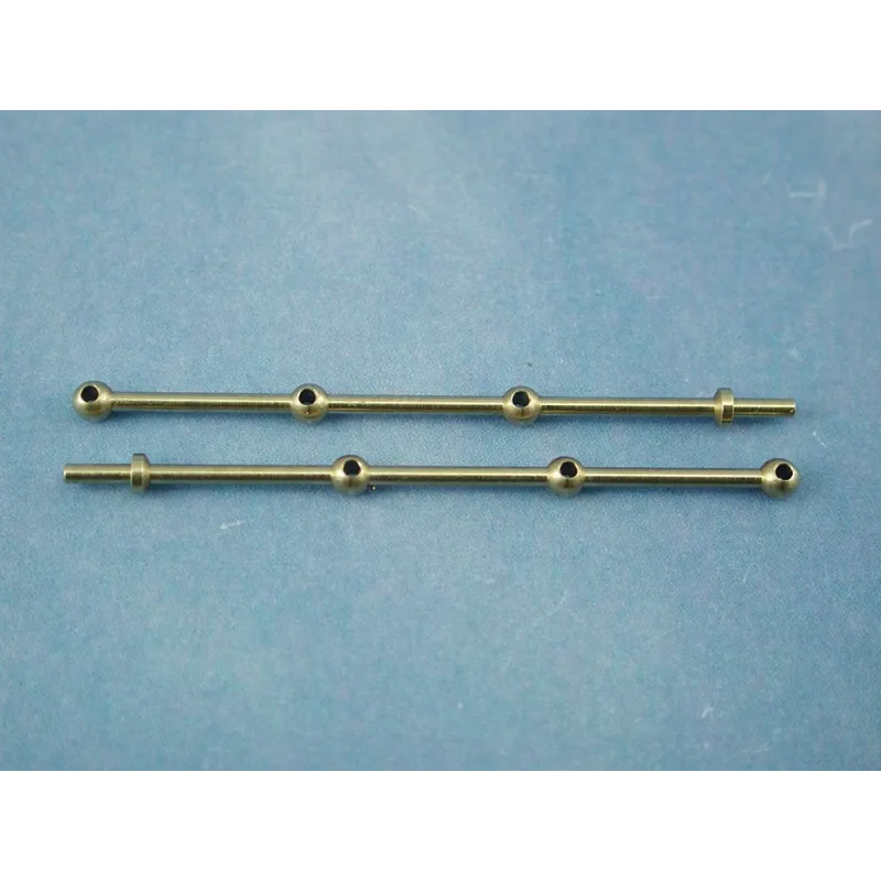 RACTIVE 3 Hole Stanchion, Brass 40mm (Pk10) J-RMA66340 RACTIVE 3 Hole Stanchion, Brass 40mm (Pk10) J-RMA66340