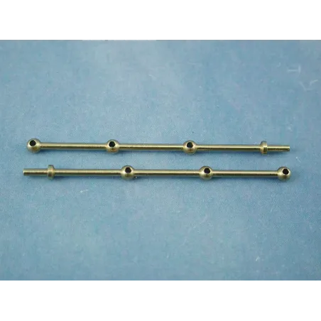 RACTIVE 3 Hole Stanchion, Brass 40mm (Pk10) J-RMA66340