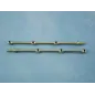 RACTIVE 3 Hole Stanchion, Brass 40mm (Pk10) J-RMA66340 RACTIVE 3 Hole Stanchion, Brass 40mm (Pk10) J-RMA66340