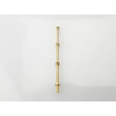 RACTIVE 3 Hole Stanchion, Brass 40mm (Pk10) J-RMA66340