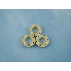 RACTIVE Porthole, 10mm, With 6 Hole Flange, Glazed, 10pk J-RMA67010