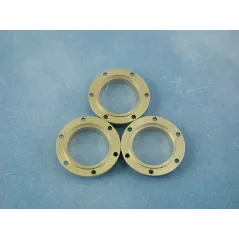 RACTIVE Porthole, 14mm, With 6 Hole Flange, Glazed, 10pk J-RMA67014