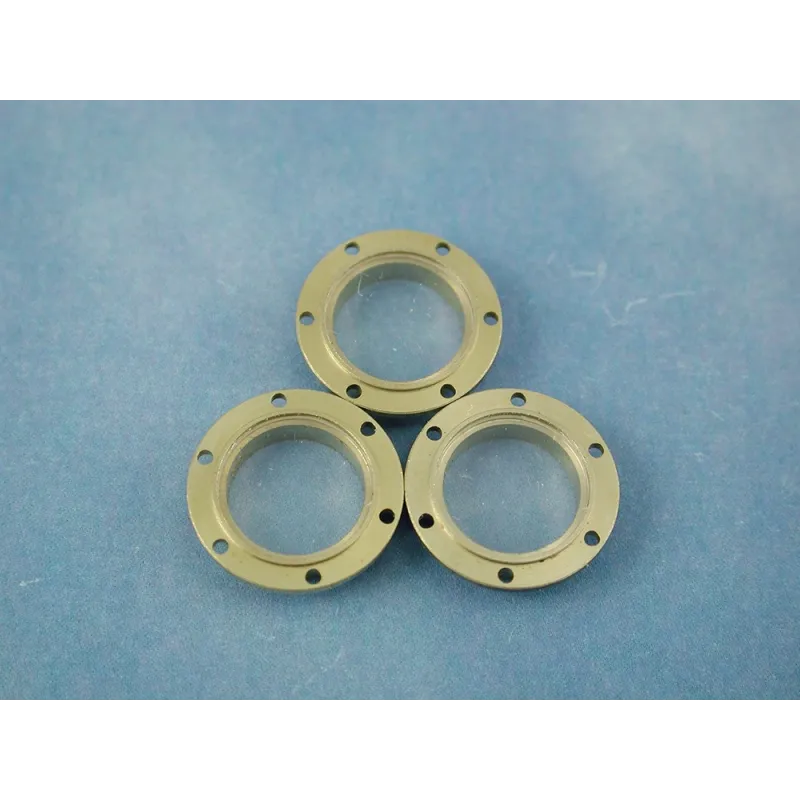 RACTIVE Porthole, 14mm, With 6 Hole Flange, Glazed, 10pk J-RMA67014