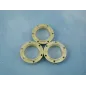 RACTIVE Porthole, 14mm, With 6 Hole Flange, Glazed, 10pk J-RMA67014