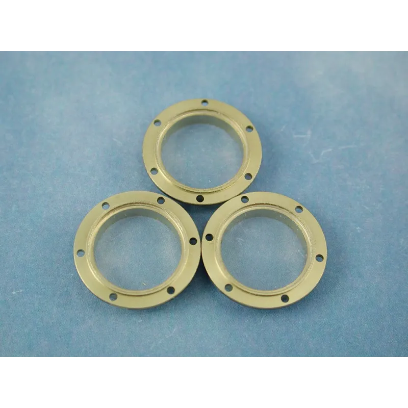 RACTIVE Porthole, 16mm, With 6 Hole Flange, Glazed, 10pk J-RMA67016 RACTIVE Porthole, 16mm, With 6 Hole Flange, Glazed, 10pk J-RMA67016