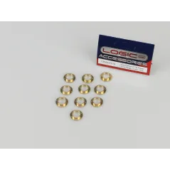 RACTIVE Porthole, 16mm, With 6 Hole Flange, Glazed, 10pk J-RMA67016