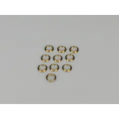 RACTIVE Porthole, 18mm, With 6 Hole Flange, Glazed, 10pk J-RMA67018