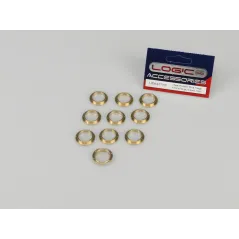 RACTIVE Porthole, 18mm, With 6 Hole Flange, Glazed, 10pk J-RMA67018