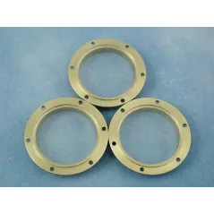 RACTIVE Porthole, 20mm, With 6 Hole Flange, Glazed, 10pk J-RMA67020