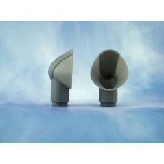 RACTIVE Cowl Ventilators (Resin) 37, H45mm, with fabricating detail