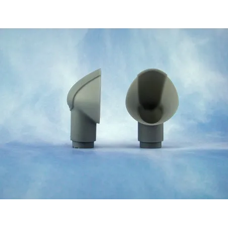 RACTIVE Cowl Ventilators (Resin) 37, H45mm, with fabricating detail