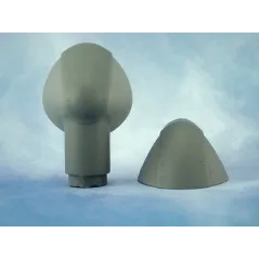 RACTIVE Cowl Ventilators (Resin) 37, H45mm, with fabricating detail