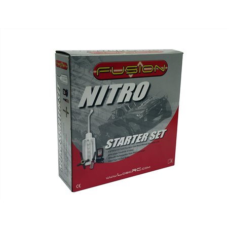 FUSION Nitro Starter Set - Fuel Bottle,Glowstart, UK Chg + Spanner L-FS-GS03