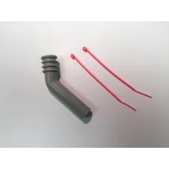 LOGIC Silicone Exhaust Deflector 7mm 45 Deg L-LST06