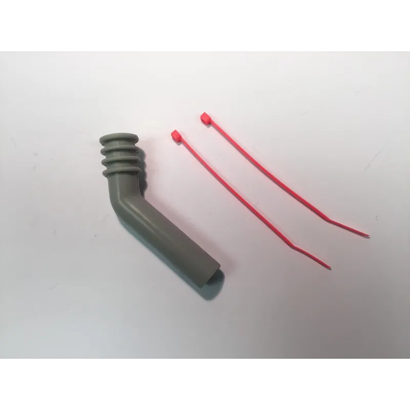 LOGIC Silicone Exhaust Deflector 7mm 45 Deg L-LST06