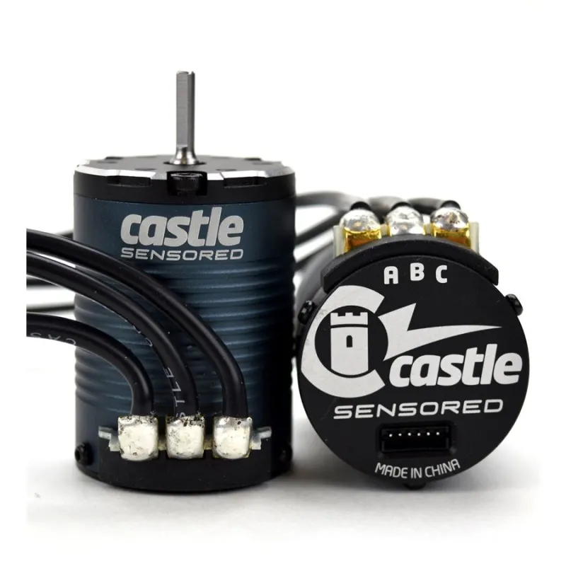 CASTLE MOTOR, 4-POLE SENSORED BRUSHLESS, 1406-3800kV M-CC060-0071-00