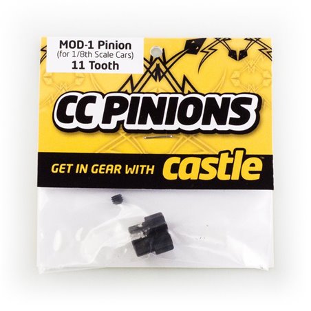 CASTLE CC PINION 11 Tooth - MOD1 5mm shaft M-CC6507