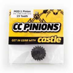 CASTLE CC PINION 19 Tooth - MOD1 5mm shaft M-CC6511