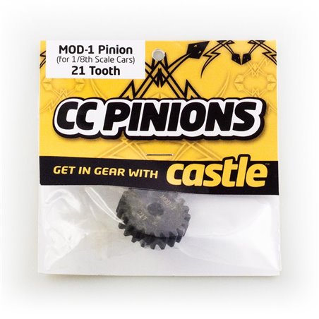 CASTLE CC PINION 21 Tooth - MOD1 5mm shaft M-CC6512