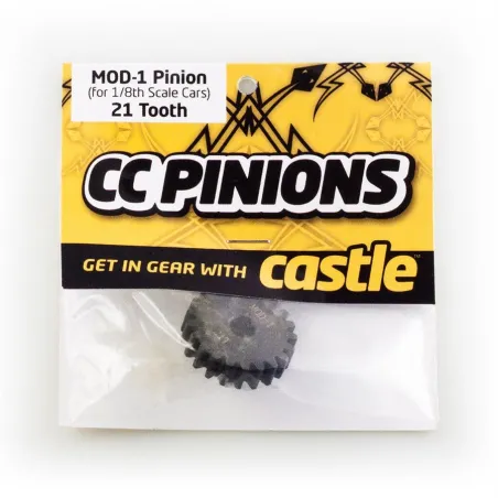 CASTLE CC PINION 21 Tooth - MOD1 5mm shaft M-CC6512
