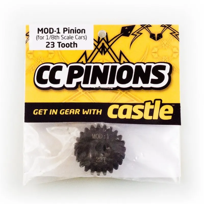 CASTLE CC PINION 23 Tooth - MOD1 5mm shaft M-CC6513
