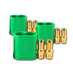 CASTLE Castle Polarized Bullet Conn Male, 6.5mm Pk3 O-CC6800