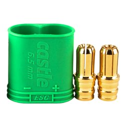 CASTLE Castle Polarized Bullet Conn Male, 6.5mm Pk3 O-CC6800