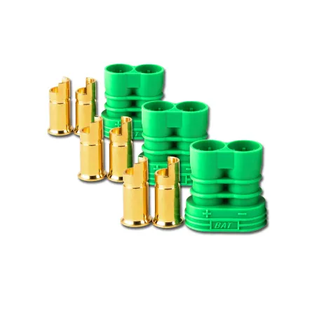 CASTLE Castle Polarized Bullet Conn Female, 6.5mm Pk3 O-CC6900