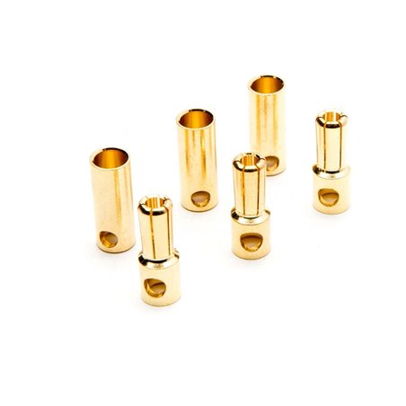 Dynamite Gold Bullet Connector Set, 5.5mm (3) DYNC0089