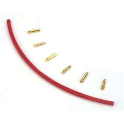 E-flite Gold Bullet Connector Set, 2mm (3) EFLA248