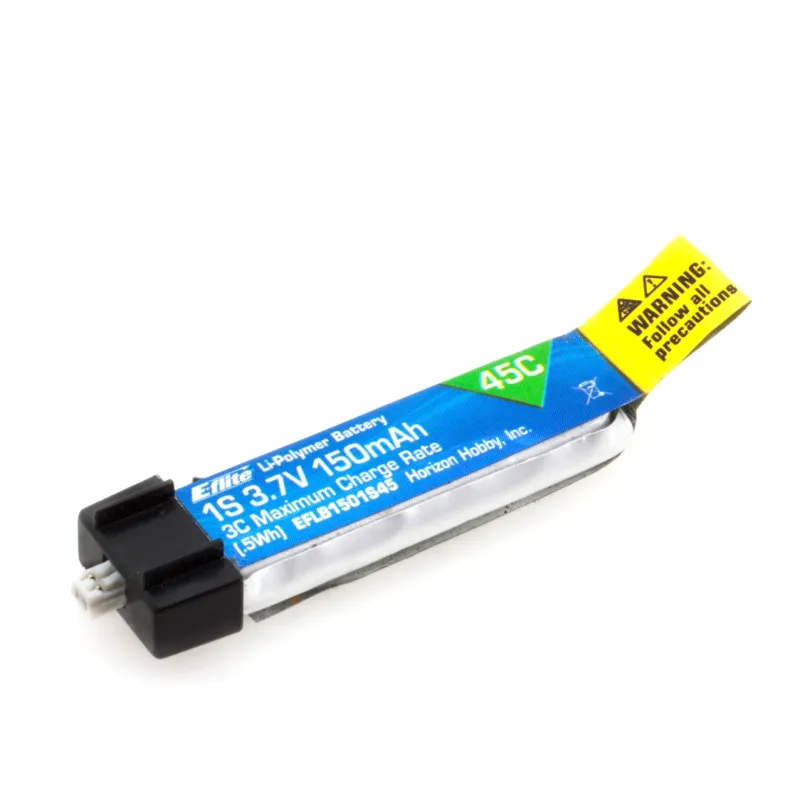 E-flite 150mAh 1S 3.7V 45C LiPo Battery EFLB1501S45