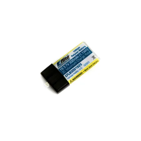 E-flite 300mAh 1S 3.7V 25C LiPo Battery EFLB3001S25