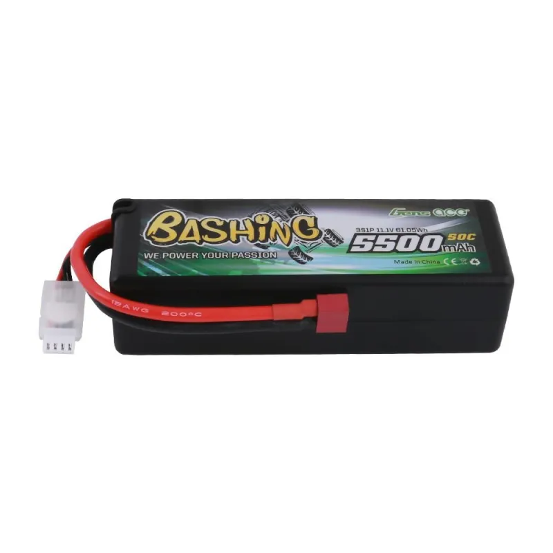 Gens-ace Li-Po Car Hard Case 3S 11.1V 5500mAh 50C with T-Type