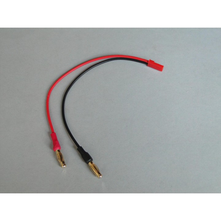 LOGIC Charge Lead : 4mm~Male BEC O-LGL-CLBECM