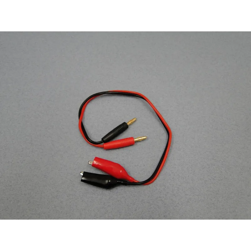 LOGIC Charge Lead : 4mm~Mini Croc Clips O-LGL-CLCROC