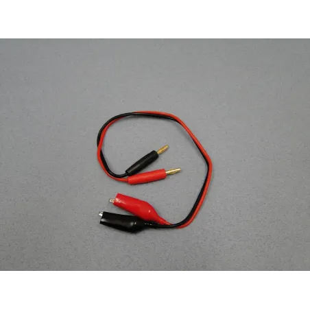 LOGIC Charge Lead : 4mm~Mini Croc Clips O-LGL-CLCROC